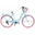 Bicicleta dama  Davi Emma 28", 7 viteze, 160-185 cm, Albastru/Roz