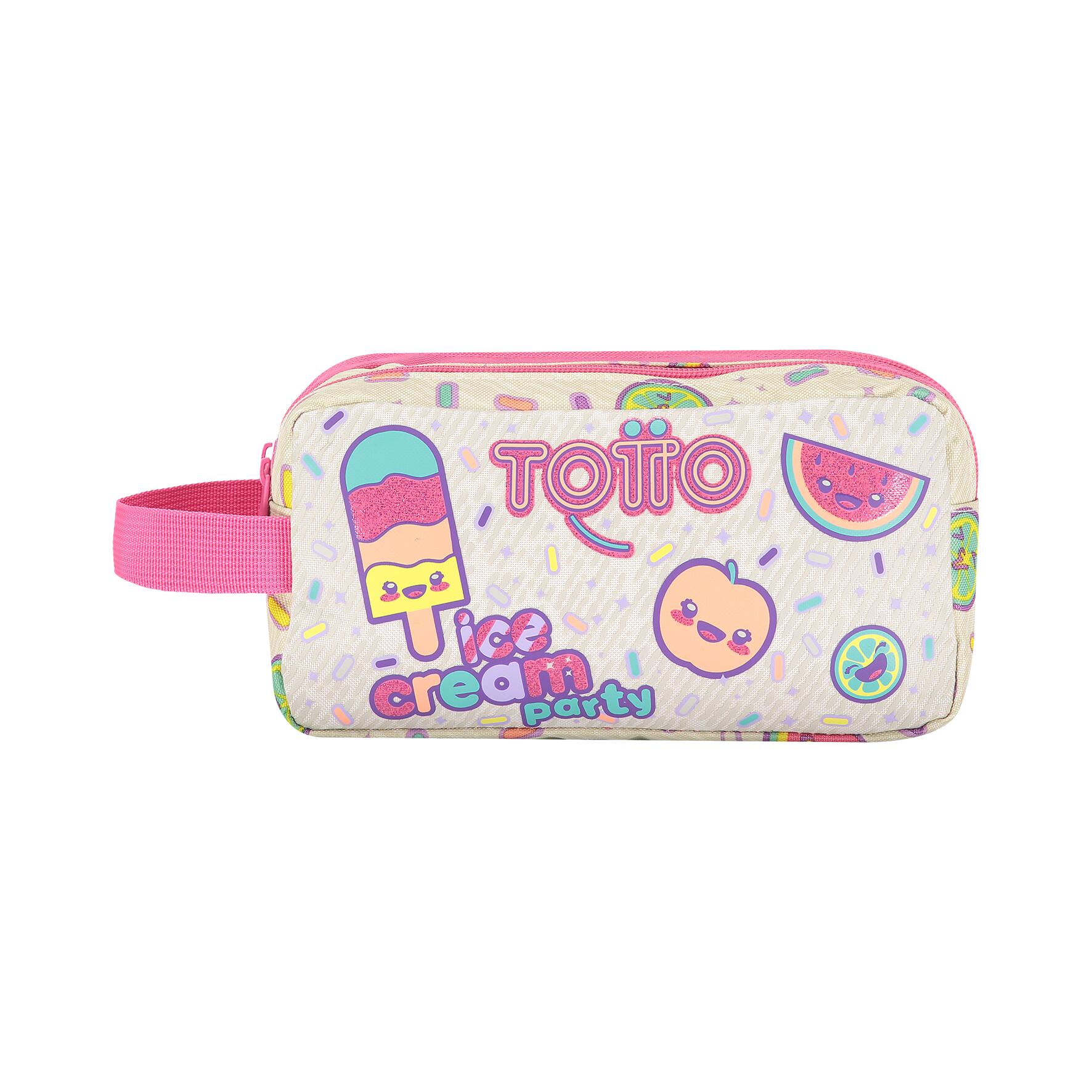 Totto  Estuche - Ice Fruit Rosa Pequeño 1/4