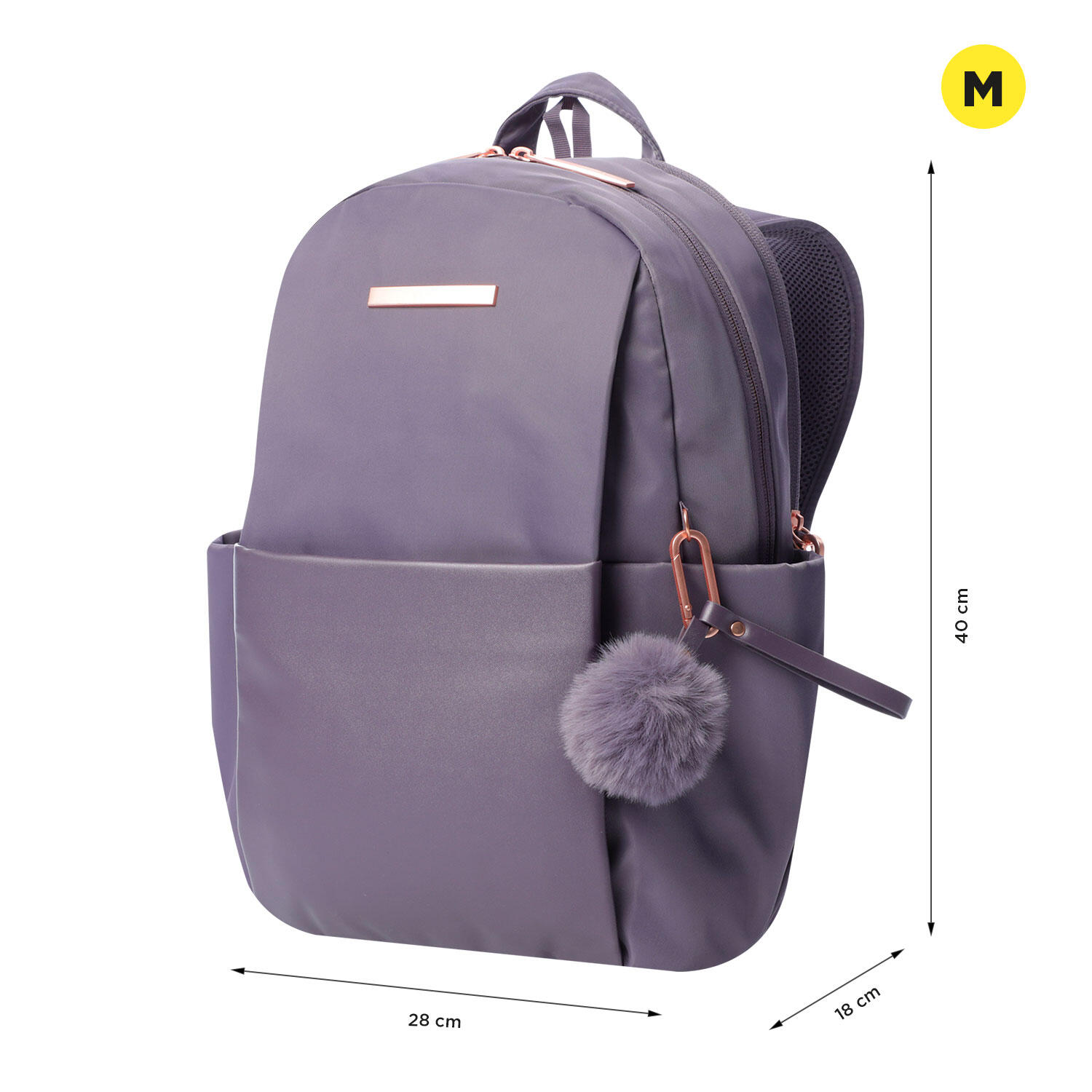 Totto Mochila ejecutiva Adelaide 1 2.0 Montana Grape Poliéster 28 x 40 x 18 cm 2/5