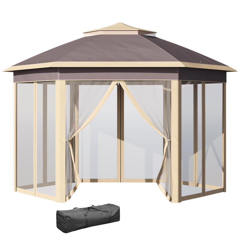 Carpa Evento Deportivo 405x340x285 cm Beige