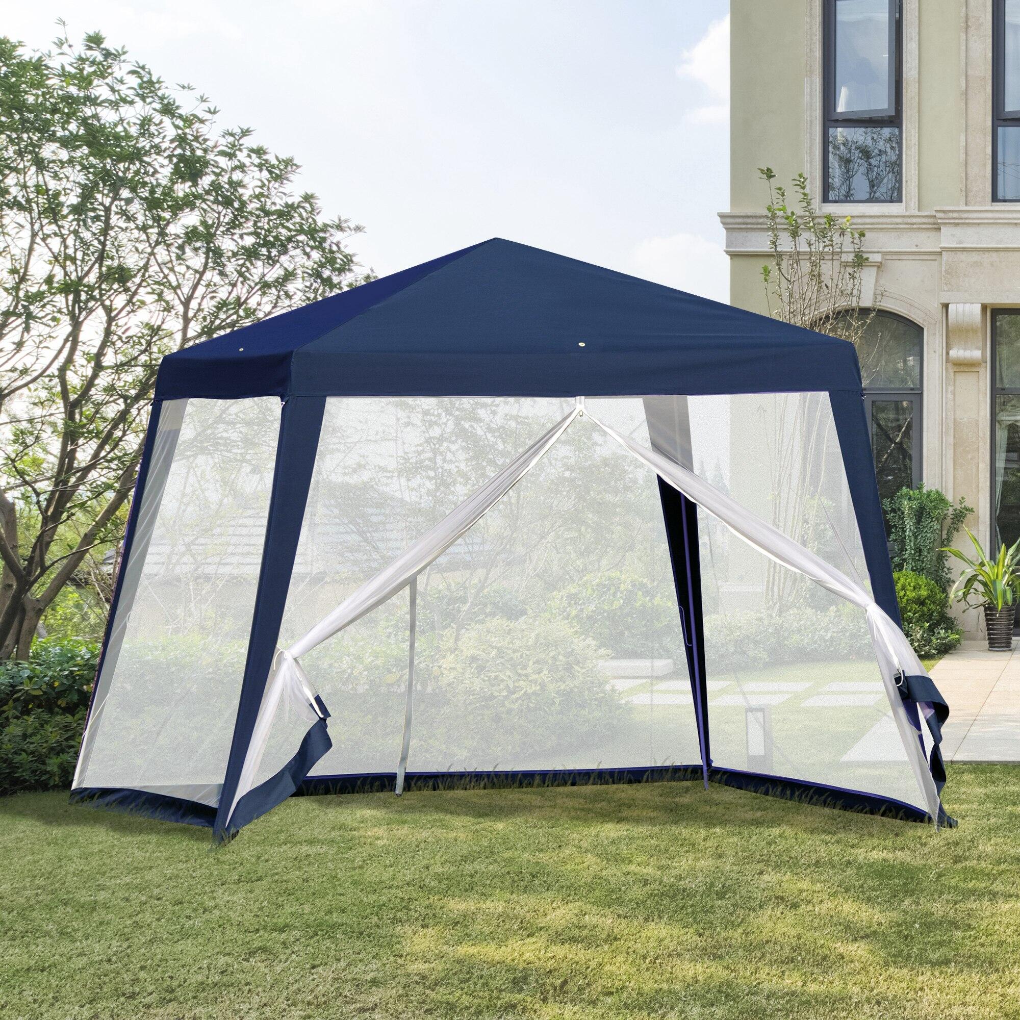 Carpa para eventos deportivosOutsunny 300x300x245 cm Azul 2/7