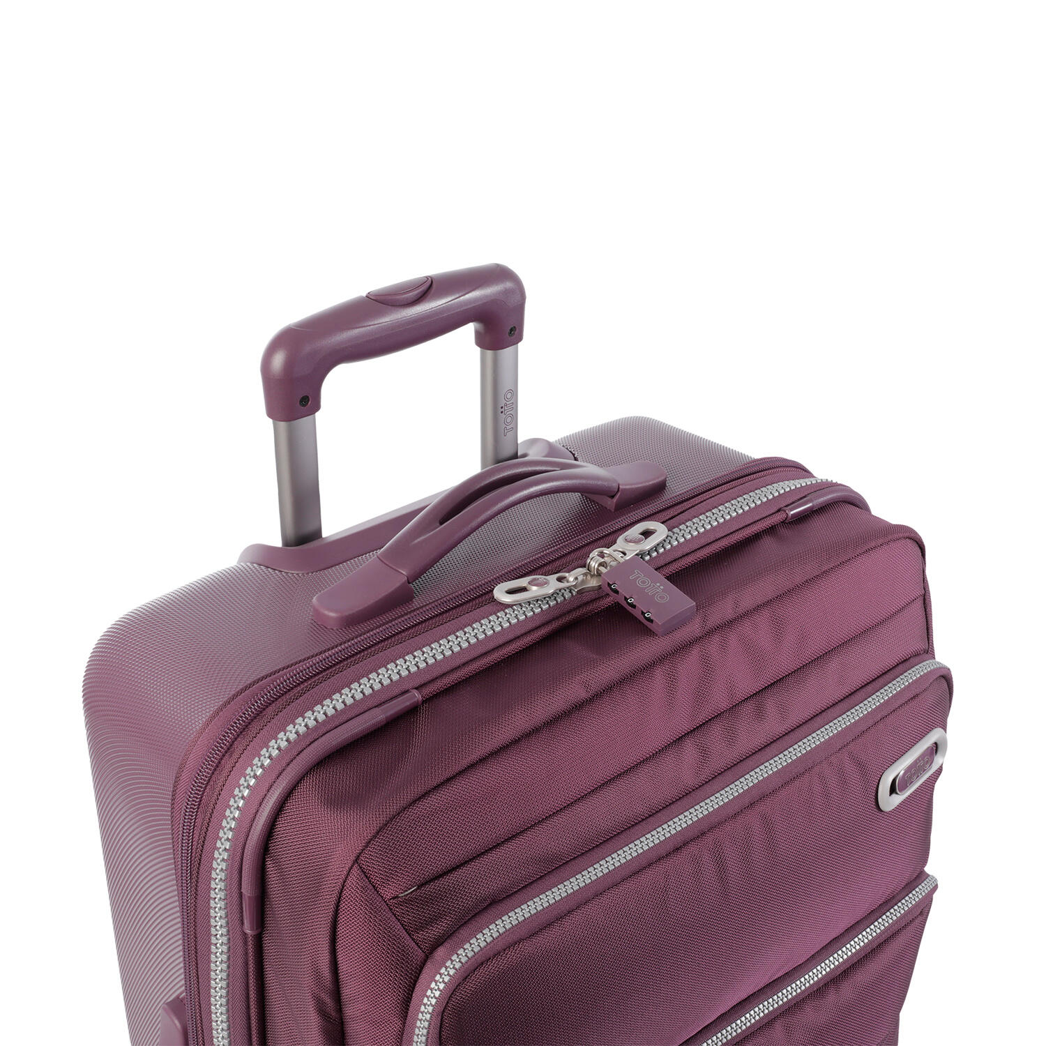 Totto Maleta grande Archer Morado Policarbonato 49.5 x 78 x 30 cm 4/5