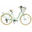 Bicicleta dama Davi Emma 28", 7 viteze, 160-185 cm, Verde/Crem
