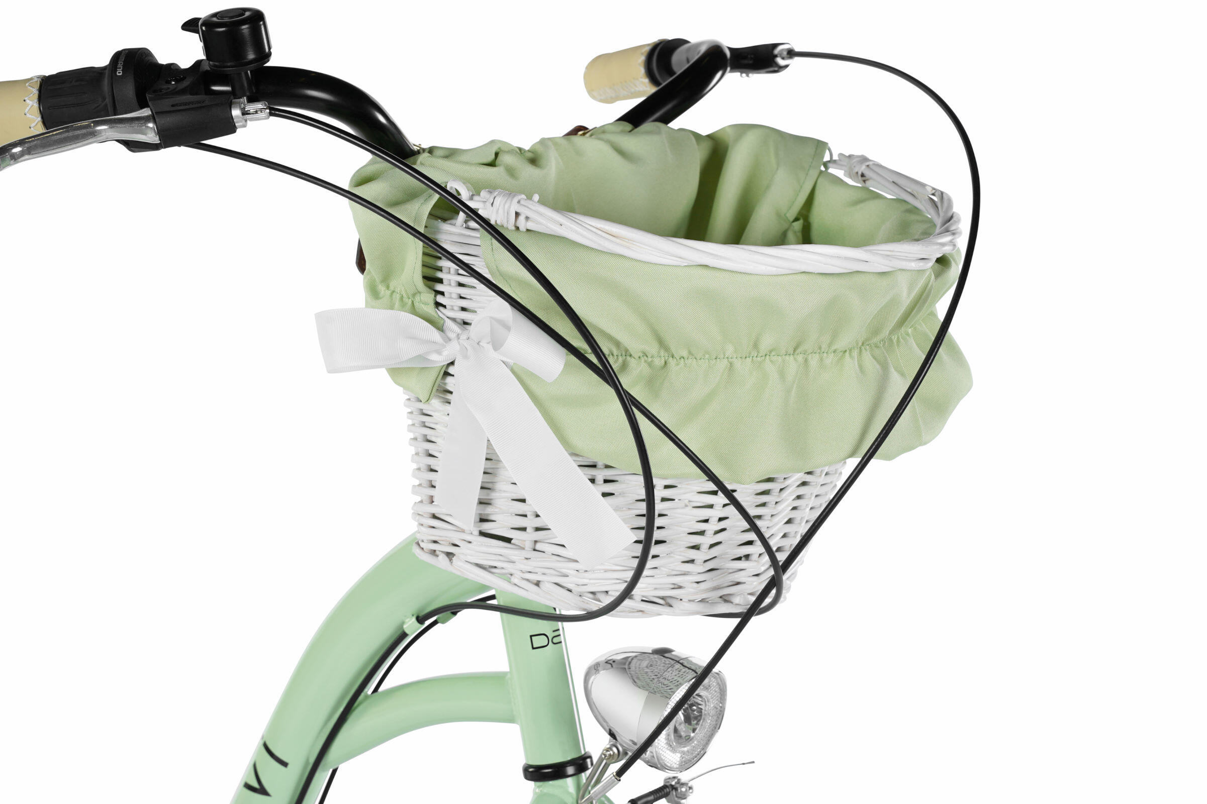 Damenfahrrad Davi Lila 28", 1 Gang, 155-180 cm, Grün/Creme 4/6