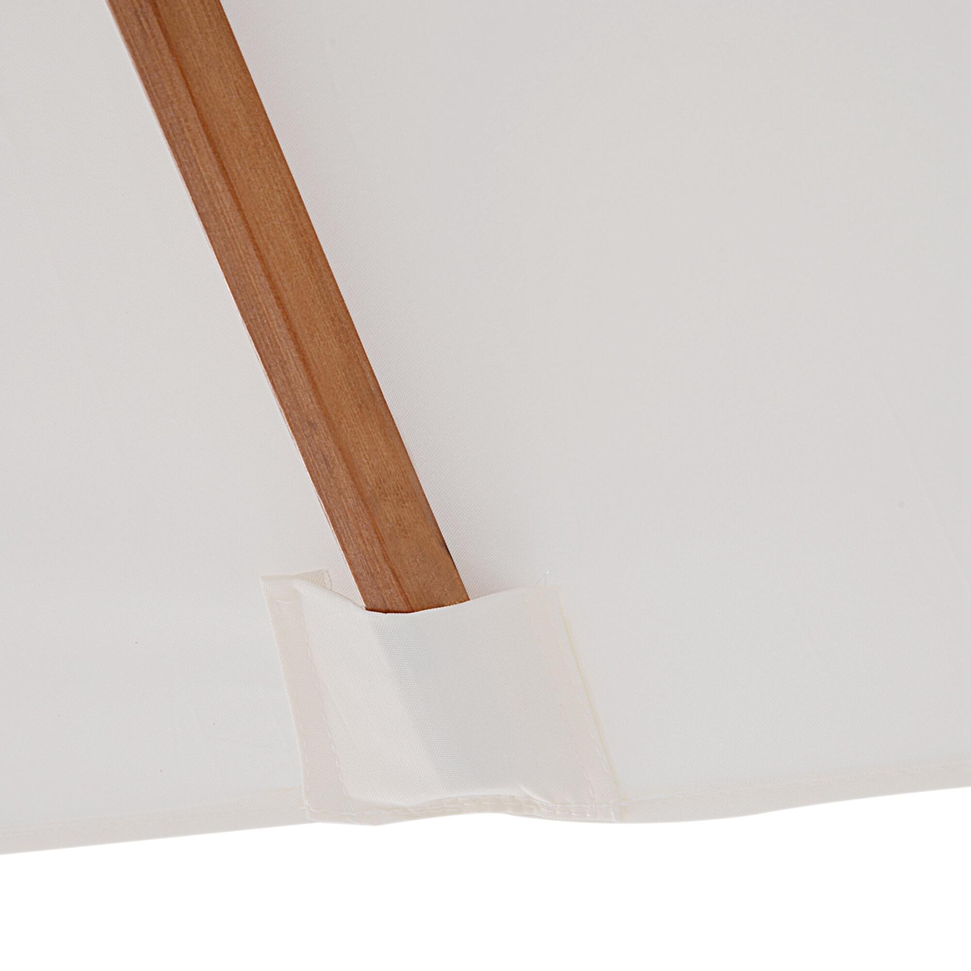 Sombrilla de camping Outsunny 200x150x235 cm Crema 5/8