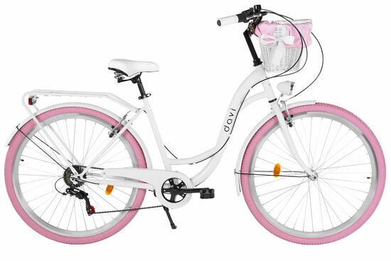 Bicicletta donna Davi Emma 28" 7 velocità 160-185 cm Blu/Nero