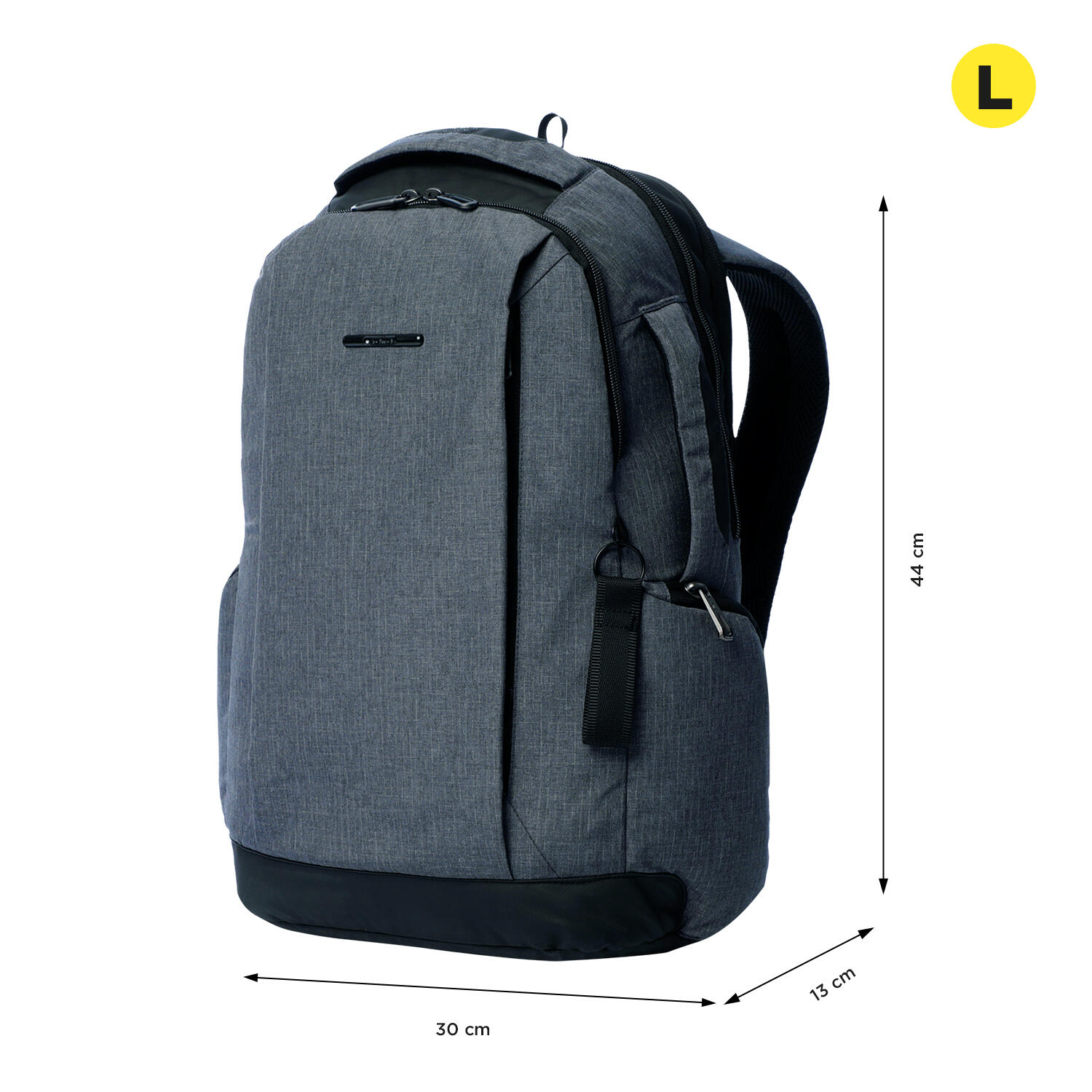 Totto Mochila ejecutiva Hexa XL Asphalt Poliéster 32 x 47 x 18 cm 2/5