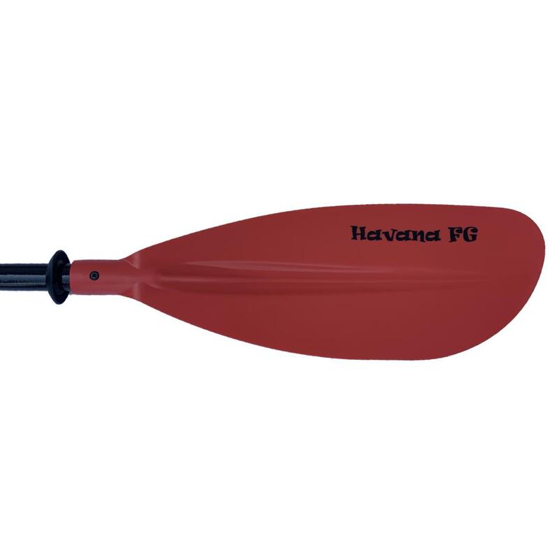 WIOSŁO KAJAKOWE DO PŁYWANIA SCORPIO KAYAK HAVANA FG RED VARIO 220-230 CM