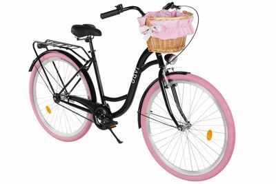 Damesfiets 28" davi mila met mand stalen frame 18" 1 versnelling 160-185 cm