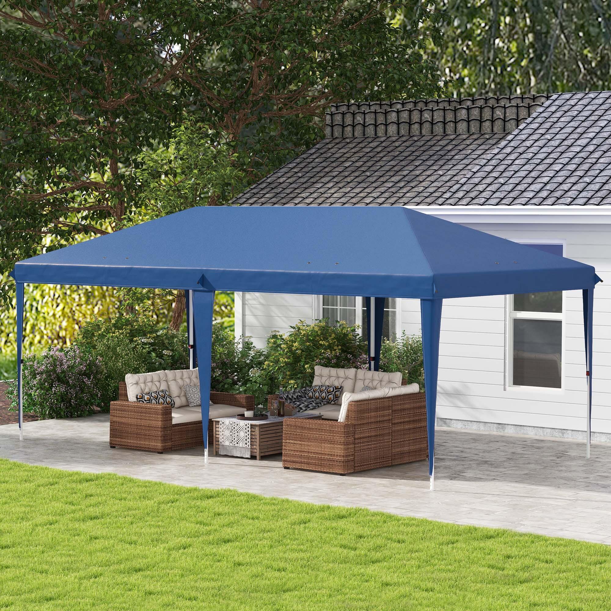 Carpa Evento Deportivo 585x295x270 cm Azul 2/7