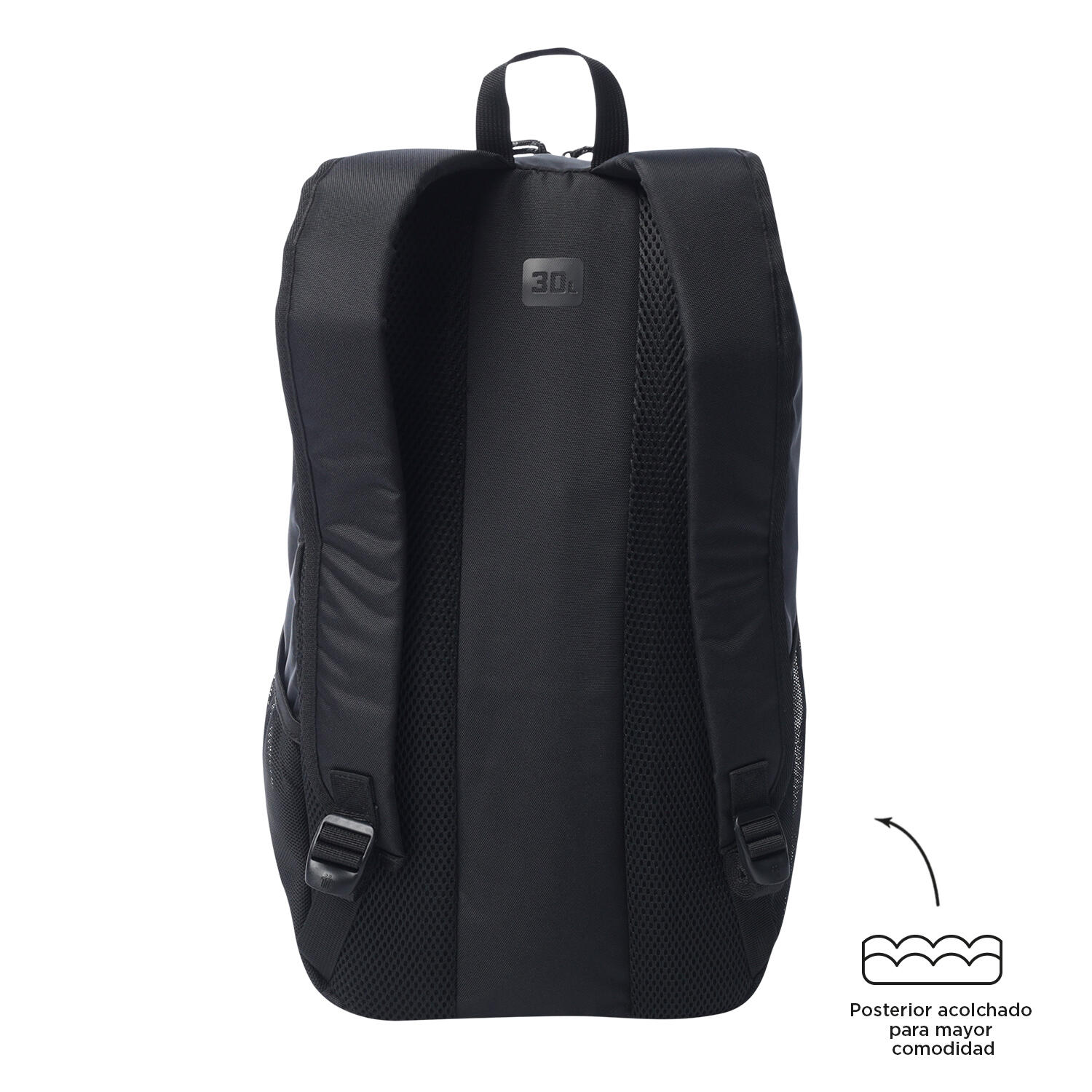 Totto Mochila urbana Rambo Negro Poliéster 26 x 49 x 18 cm 4/5