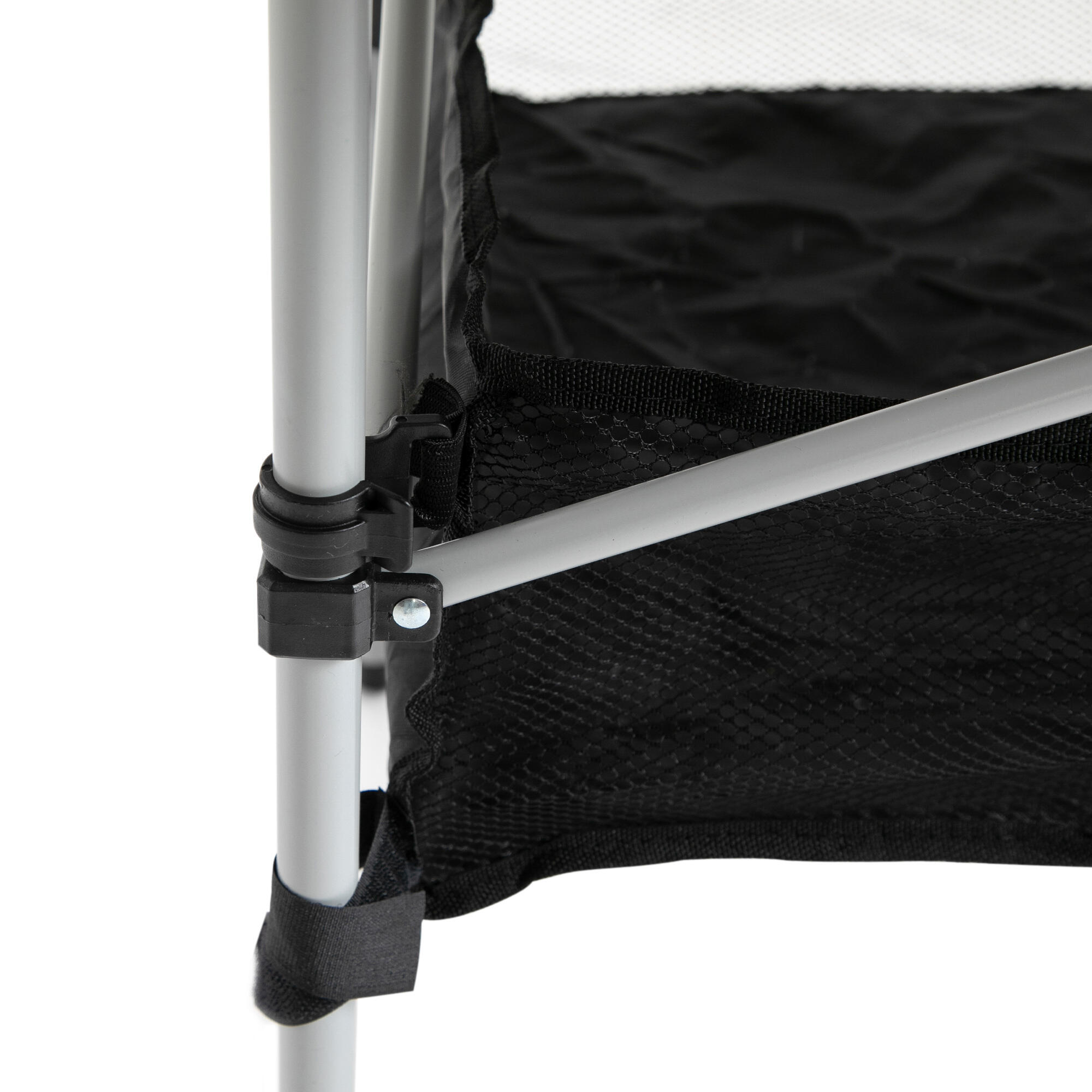 Mesa de Camping Outsunny 70x70x69 cm Plata 5/7