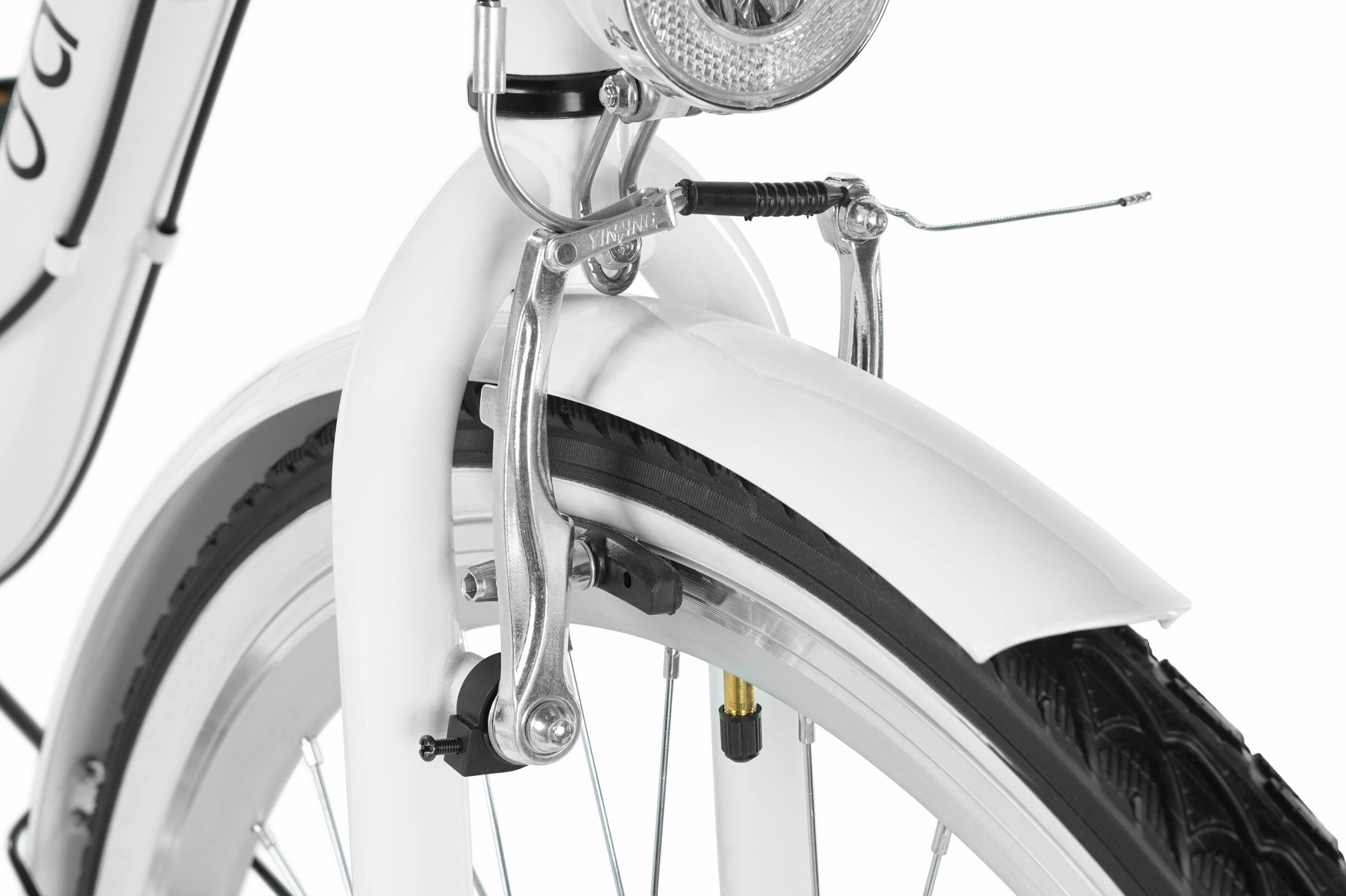 Damesfiets Davi Emma 28", 7 versnellingen, 160-185 cm, Wit/Zwart 6/7