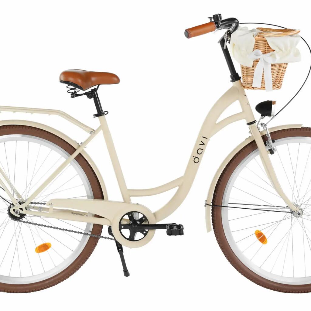 Women’s bike Davi Lila 28″, 160–185 cm, 1 speed, beige