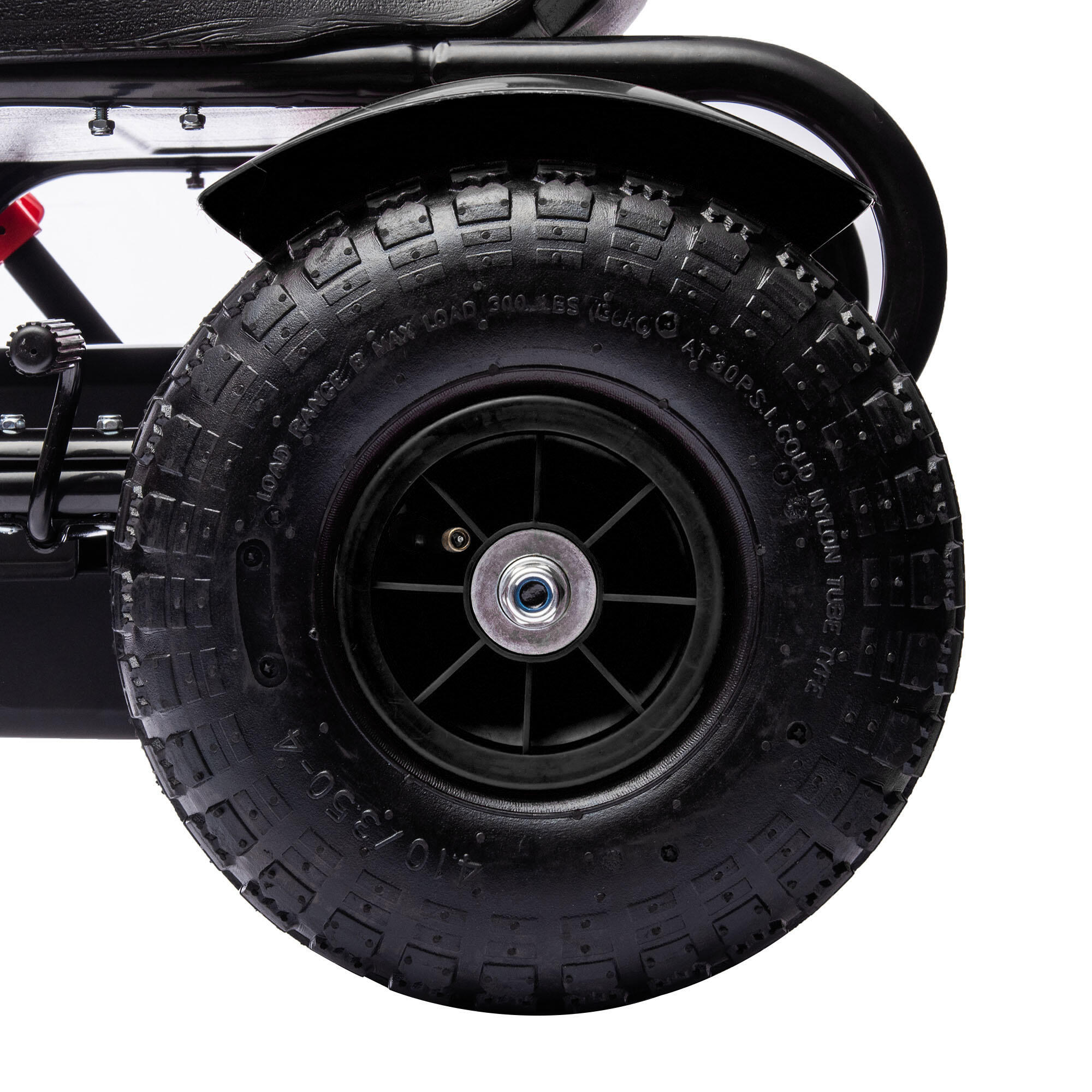 GoKart a Pedales HOMCOM 121x58x61 cm Negro 4/7