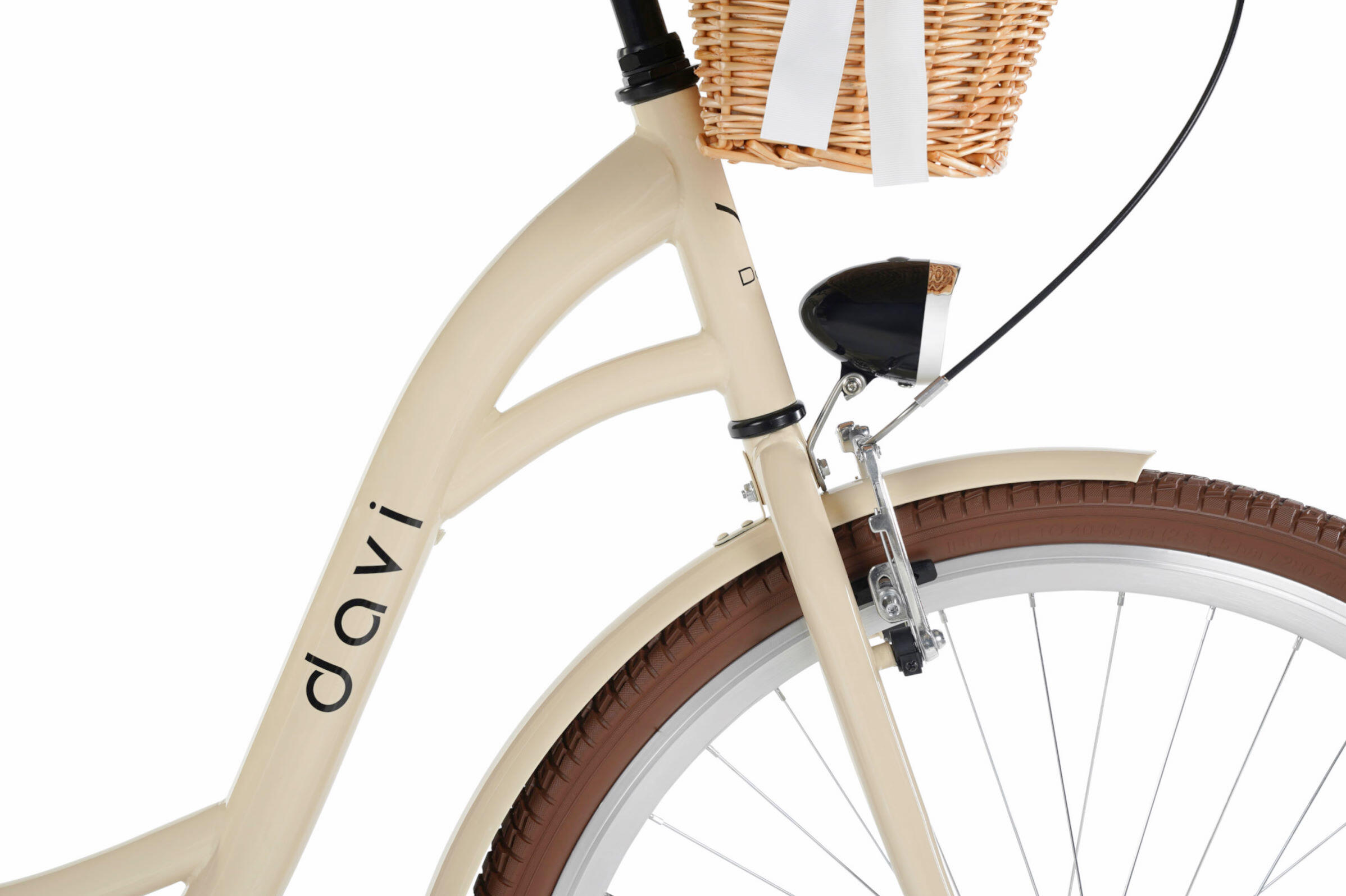 Damenfahrrad Davi Mila 28", 1 Gang, 160-180 cm, Kaffeebraun 4/7