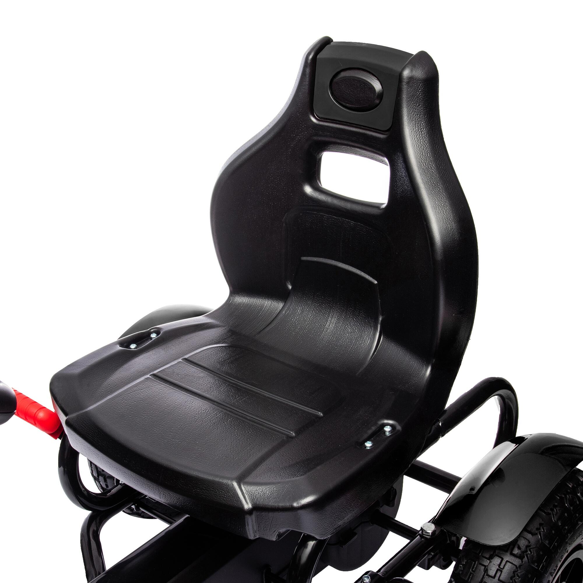GoKart a Pedales HOMCOM 121x58x61 cm Negro 5/7