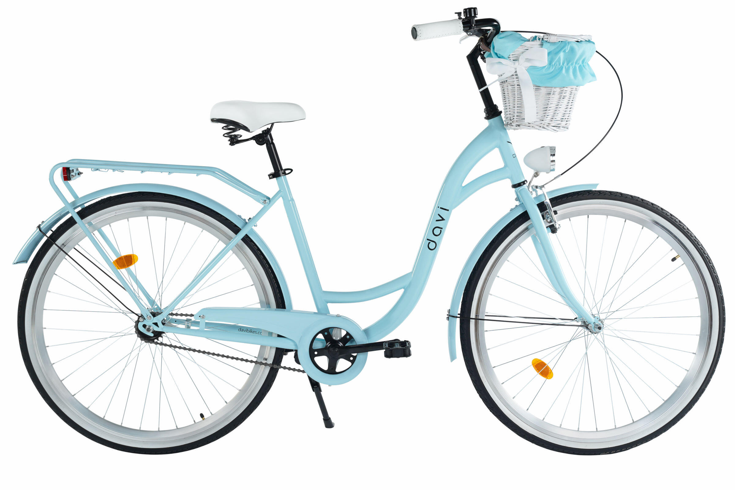 DAVI Bicicletta donna Davi Lila 28", 1 velocità, 160-185 cm, Blu/Nero