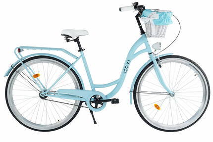 Vélo femme Davi Lila 28″, 160–185 cm, 1 vitesse, bleu/noir