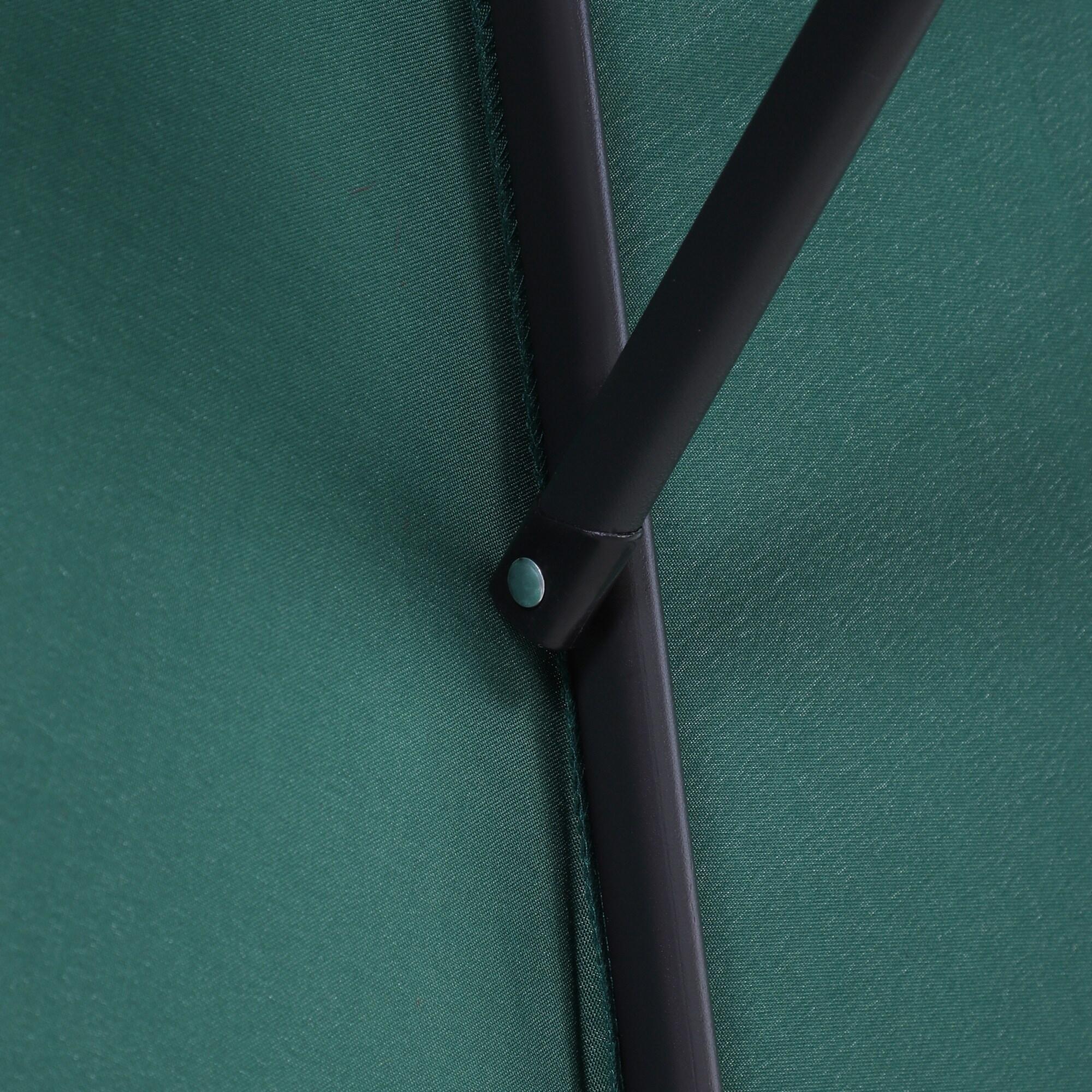 Sombrilla Outsunny 260x260x235 cm Verde 5/7
