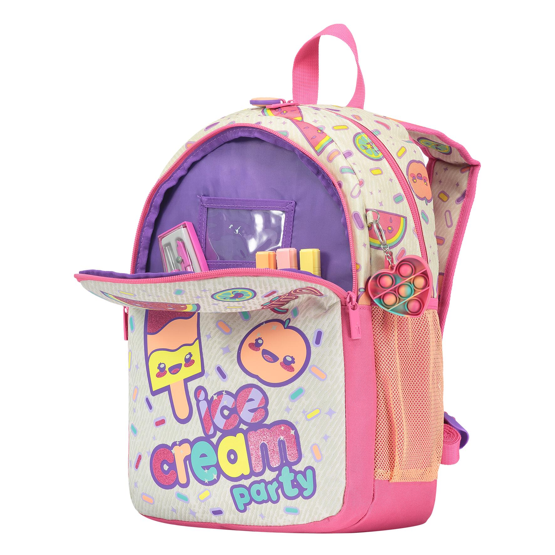 Totto Mochila escolar Ice Fruit Rosa Poliéster 28 x 40 x 10 cm 5/5