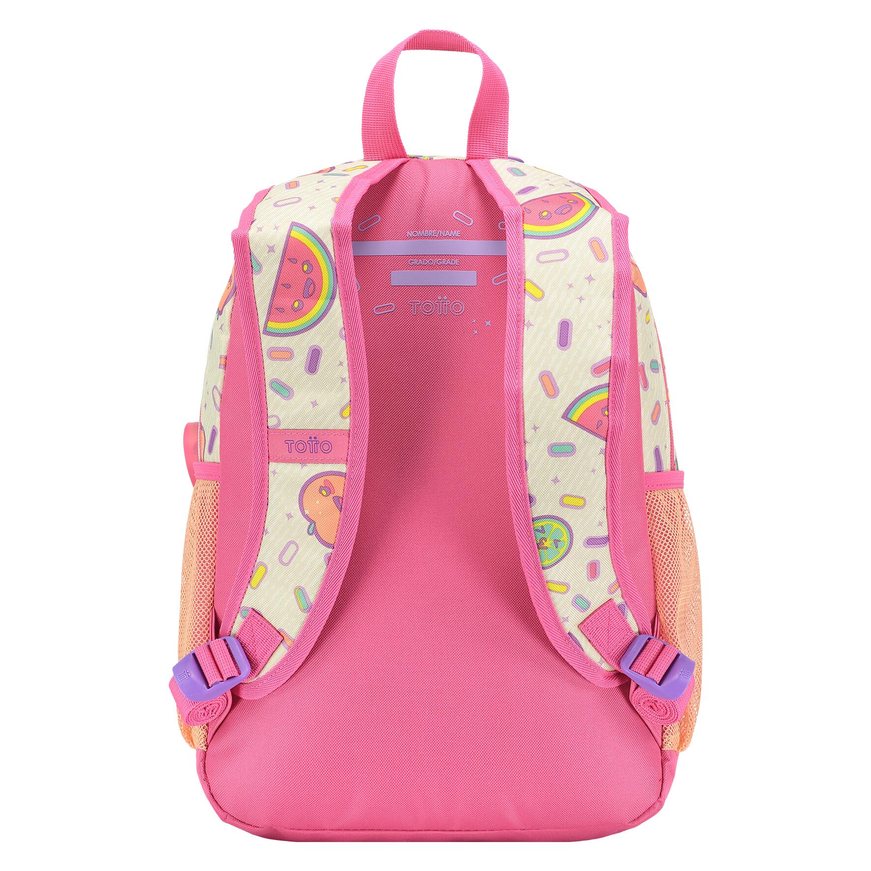 Totto Mochila escolar Ice Fruit Rosa Poliéster 28 x 40 x 10 cm 3/5