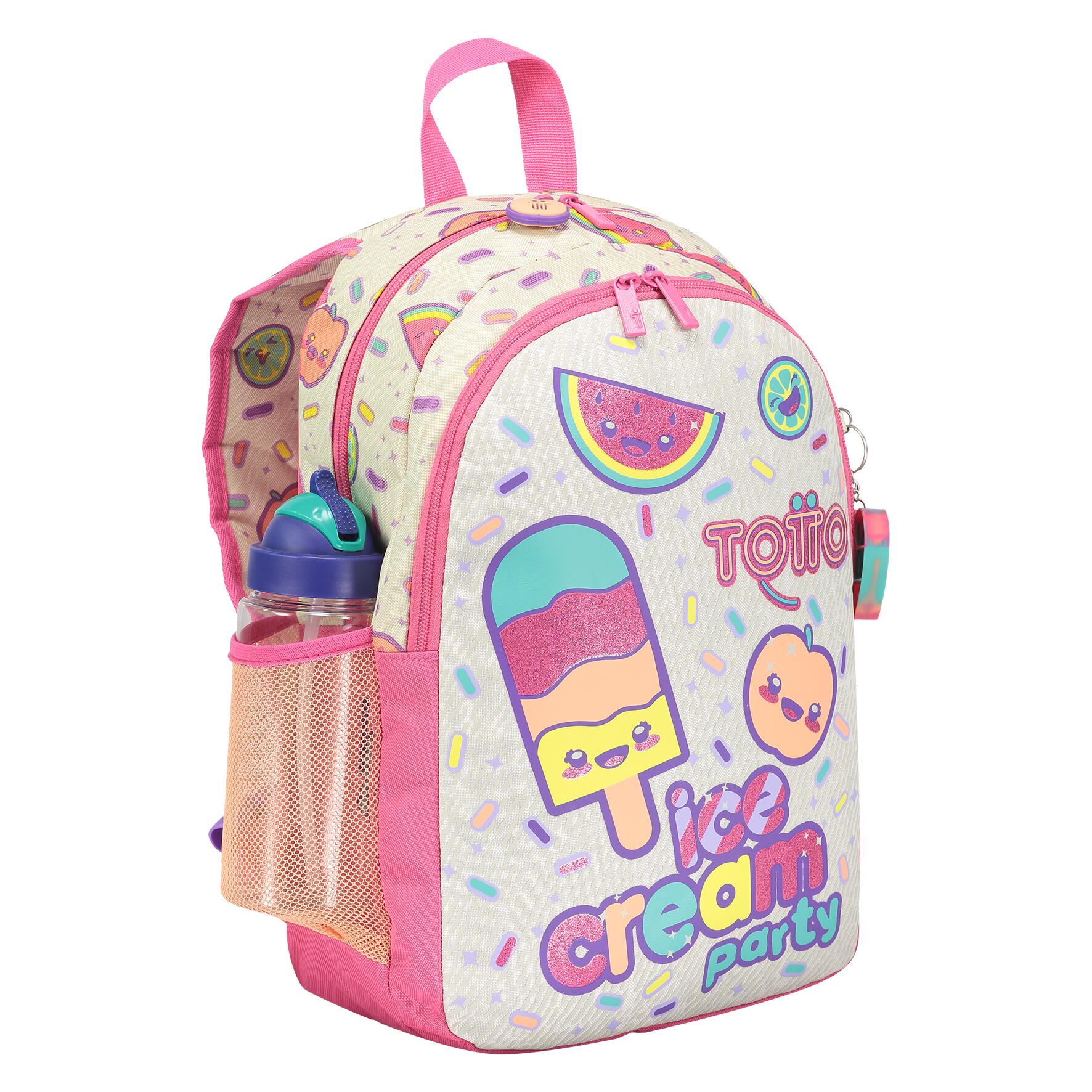 Totto Mochila escolar Ice Fruit Rosa Poliéster 28 x 40 x 10 cm 4/5