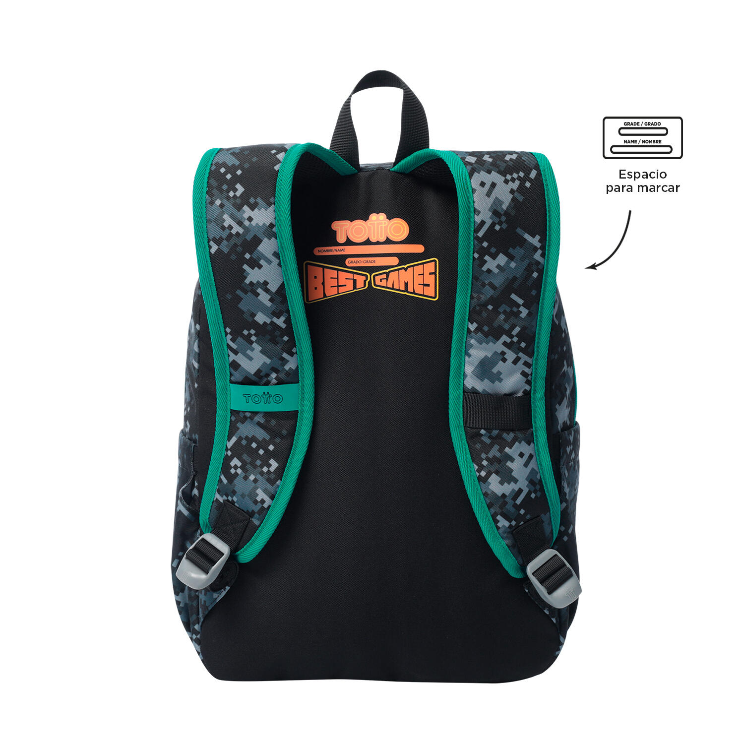 Totto Mochila infantil Best Game Cars Poliéster 29 x 40.5 x 14 cm 3/5