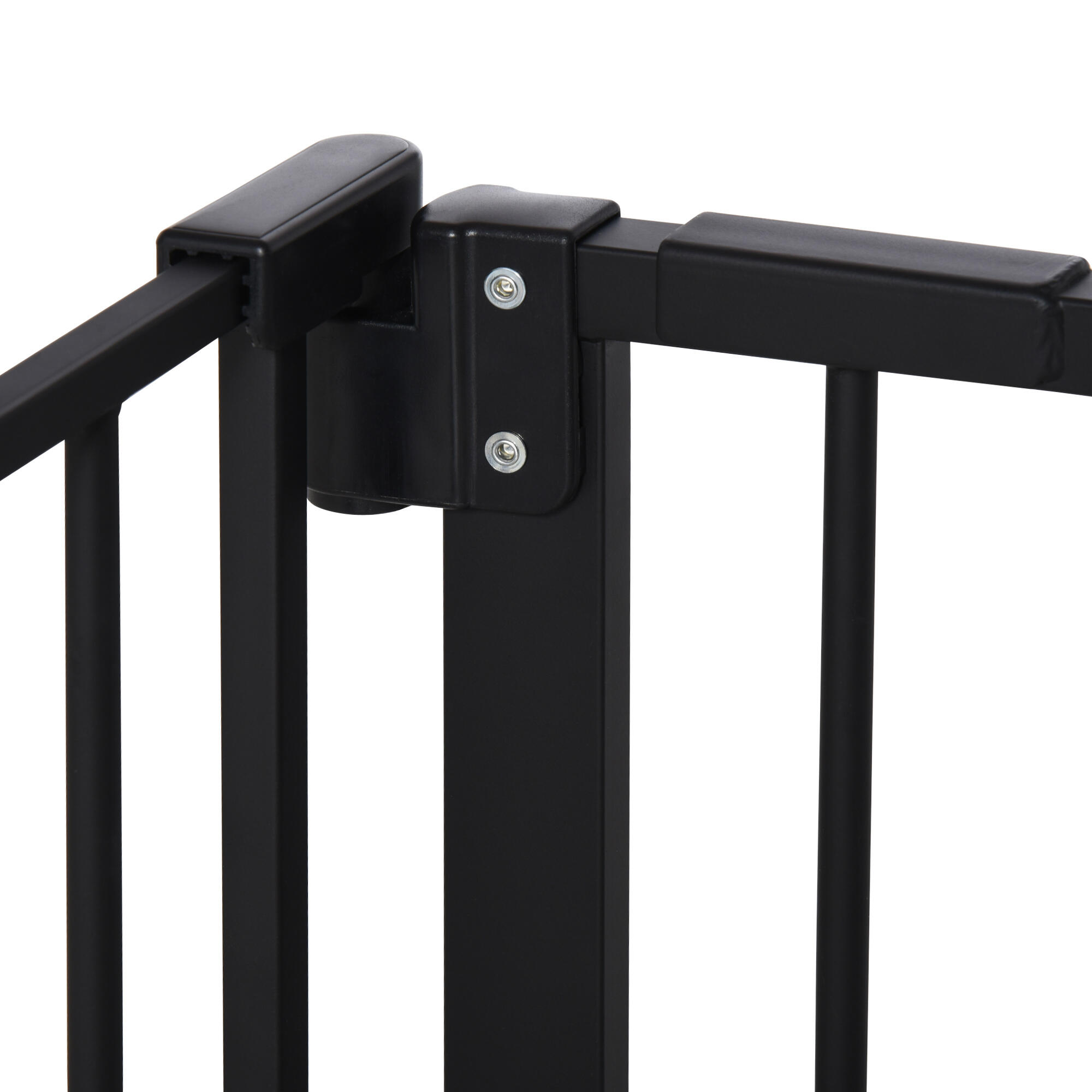 Barrera de Seguridad para Perros PawHut 147.5x76.2 cm Negro 7/8