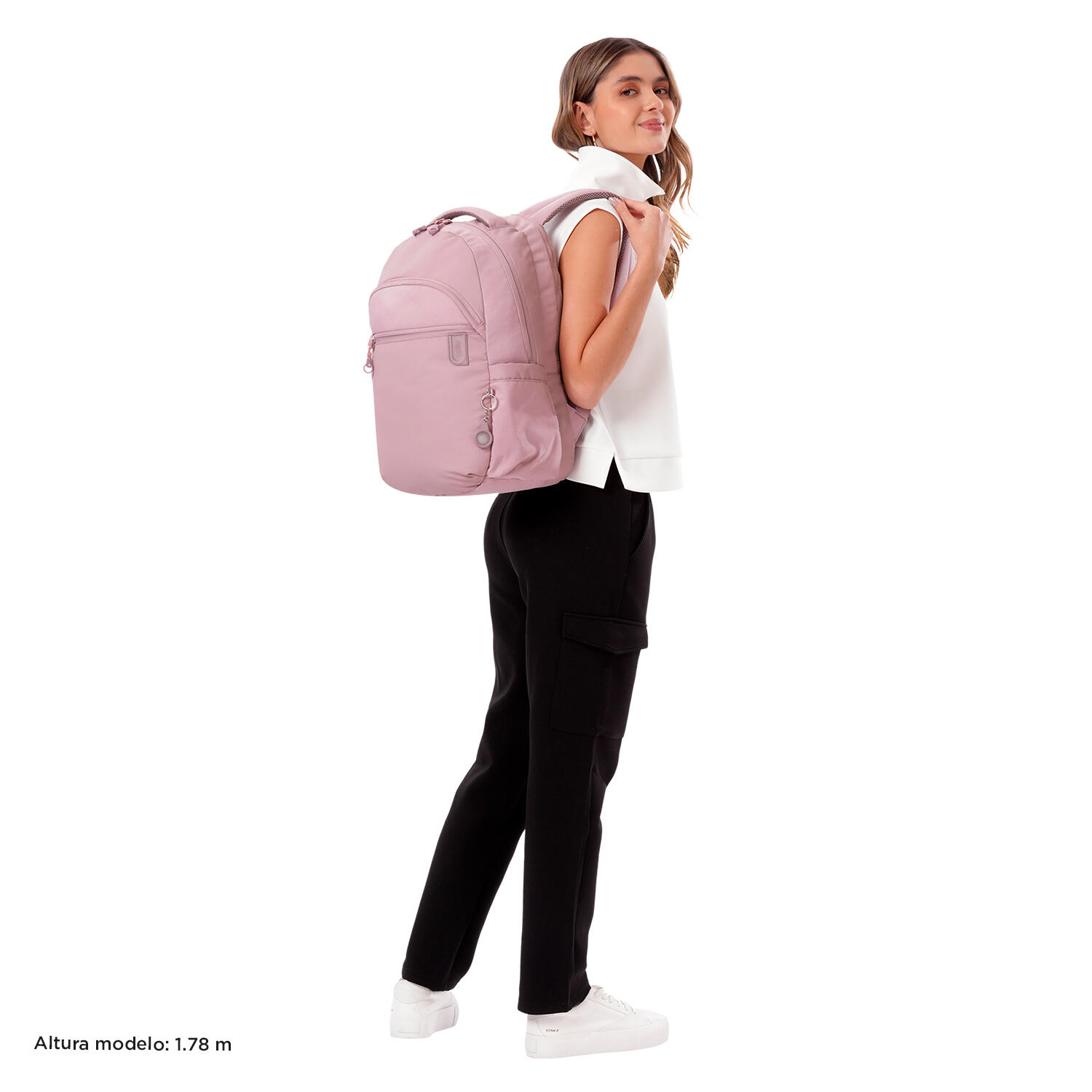Totto Mochila urbana Steif Ino Keepsake Lilac Poliéster 30.5 x 45 x 16 cm 2/5