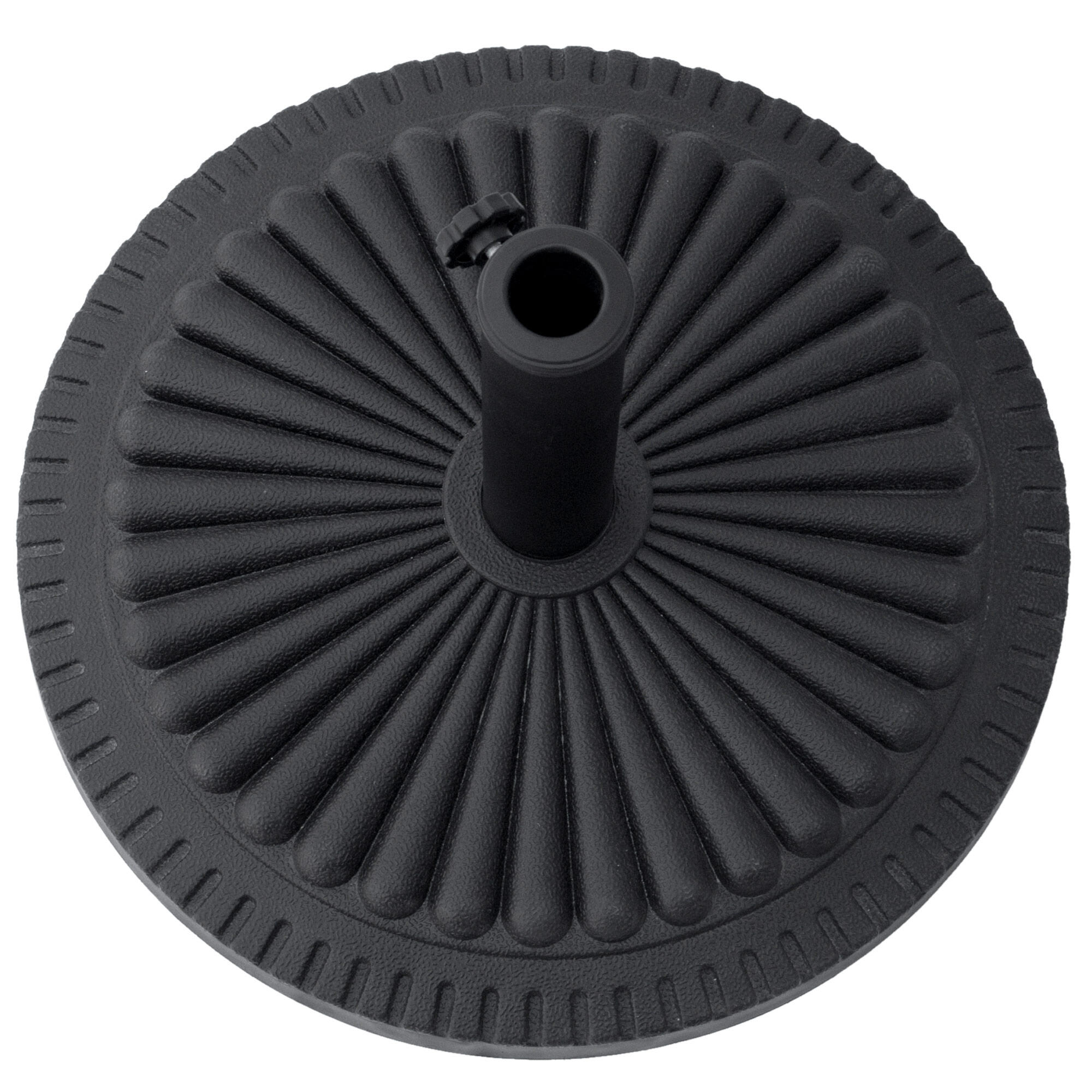Base para Sombrilla de camping Outsunny Ø49x32 cm Negro 4/7