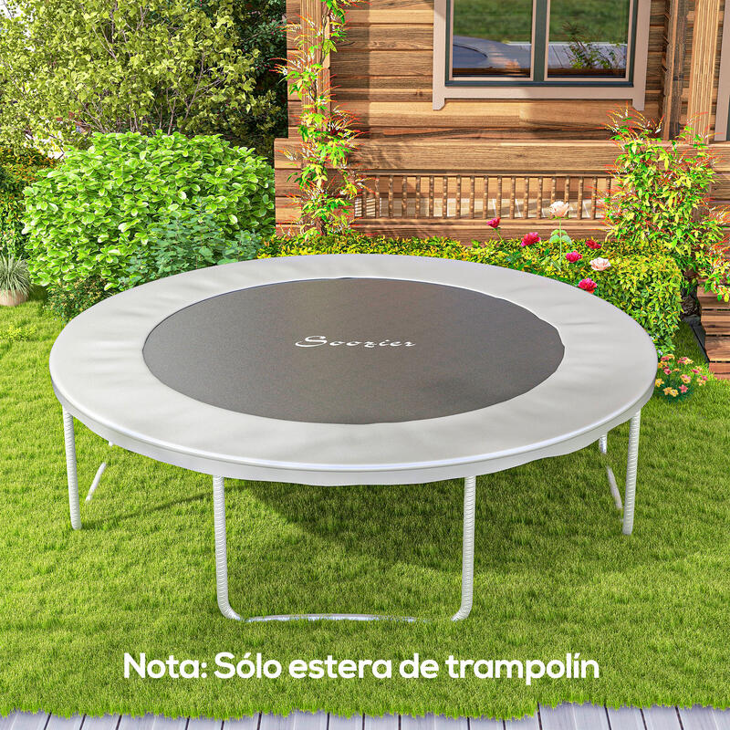 Tapete de substituição para trampolim preto SPORTNOW
