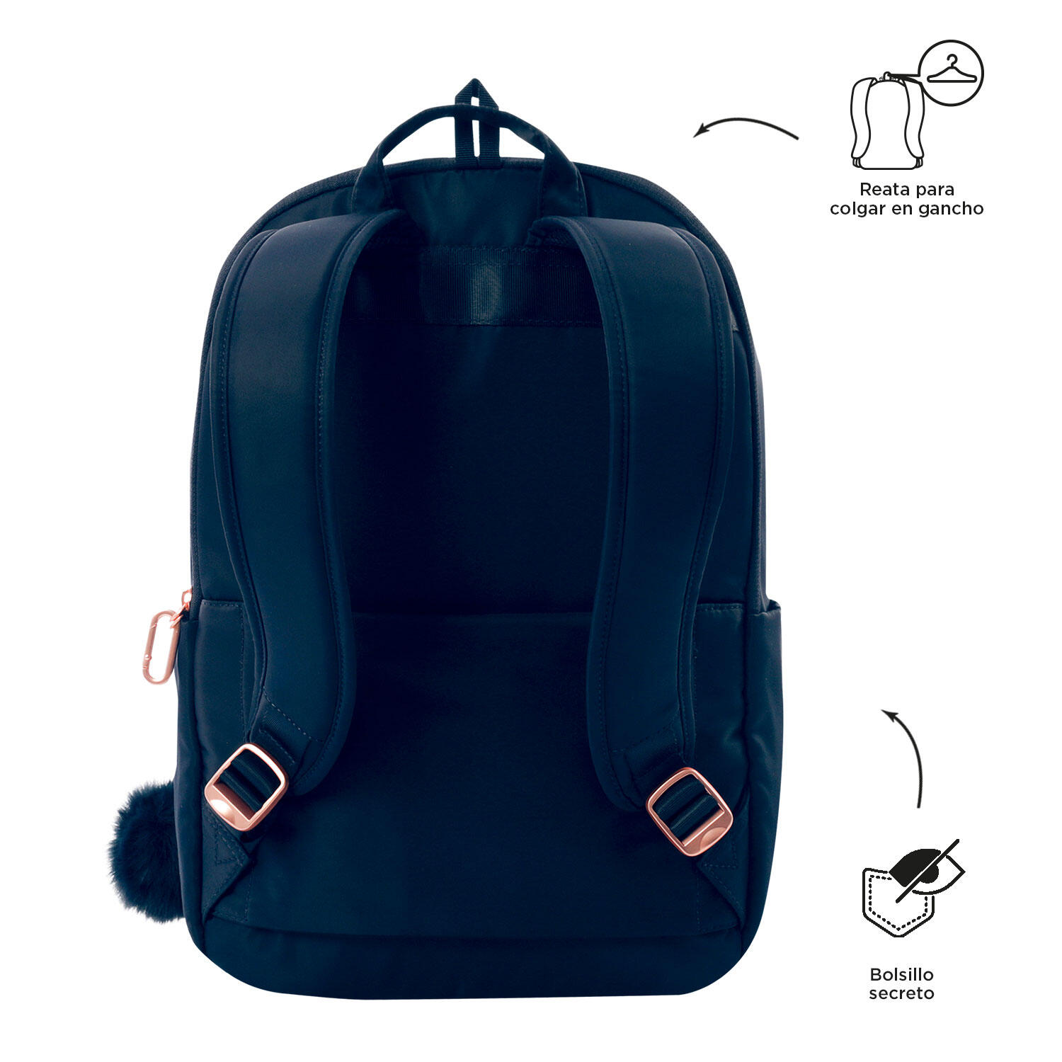 Totto Mochila ejecutiva Adelaide 2.0 Salute Poliéster 28.5 x 41.5 x 13.5 cm 3/5