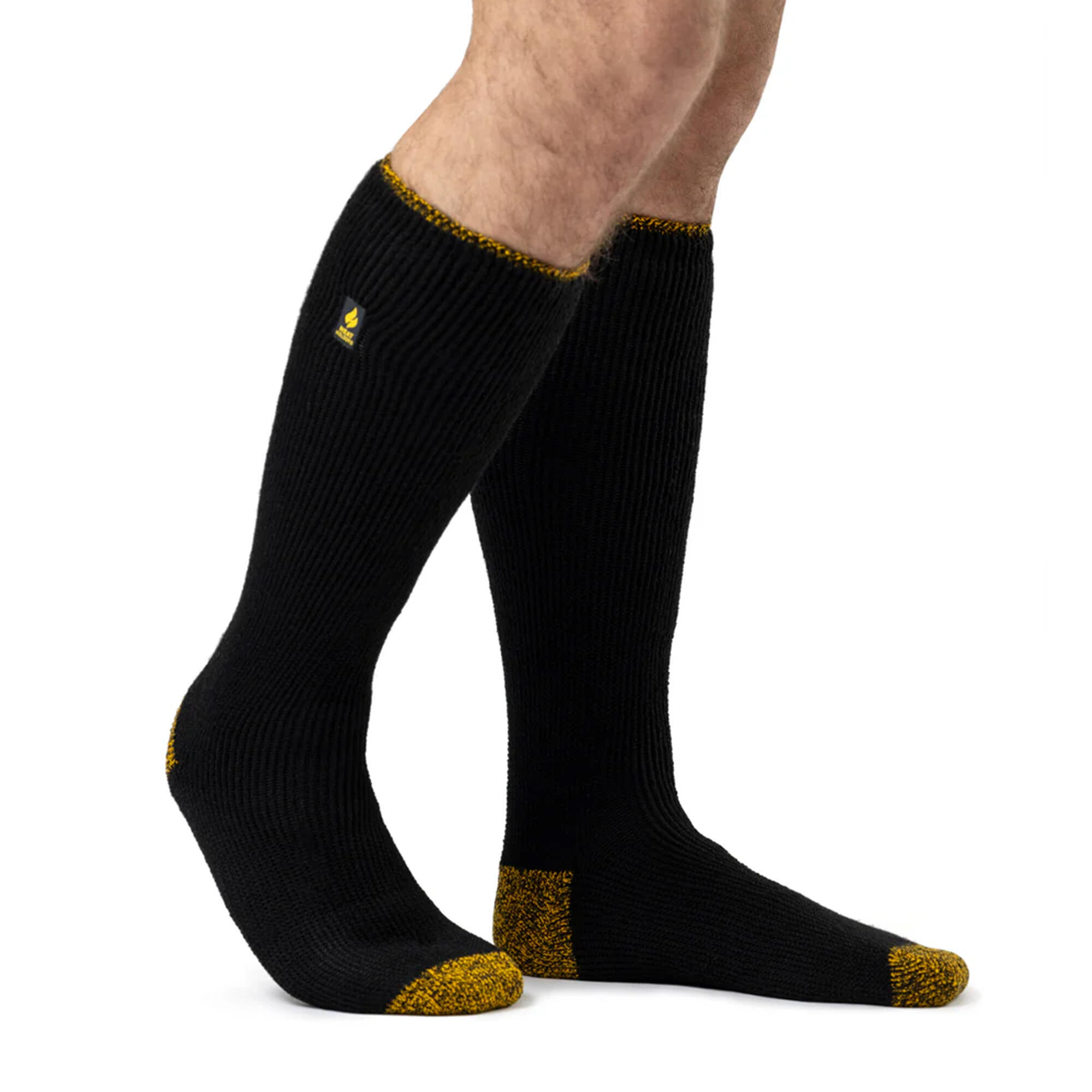 Heavy Duty Mens Knee High Thermal Work Socks, Thick Long Boot Socks 3/6