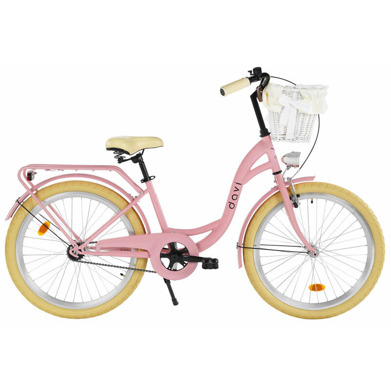 Dětské kolo Davi Amelia, 1 rychlost, 24″, 130-165 cm