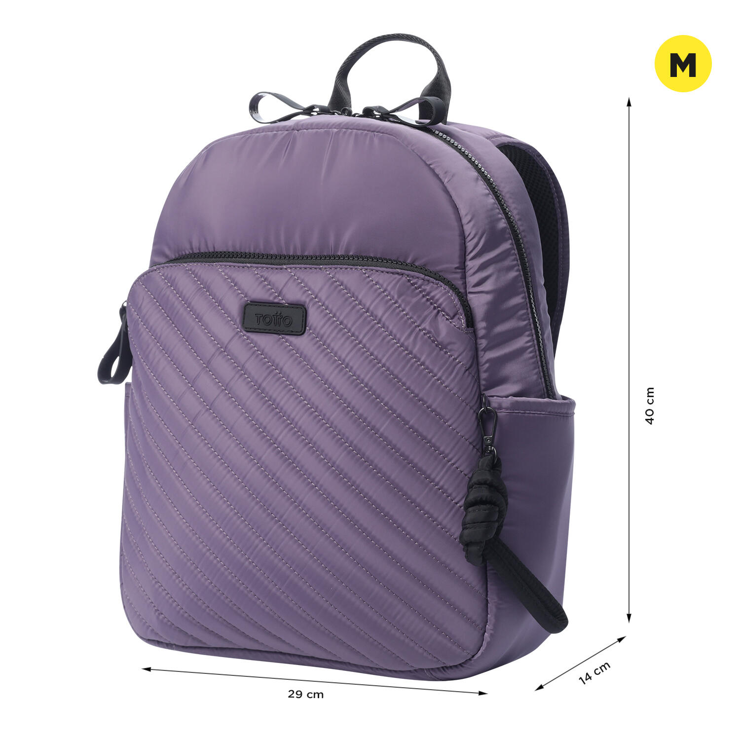 Totto Mochila urbana Arlyn Montana Grape Poliéster 29 x 40 x 14 cm 2/5