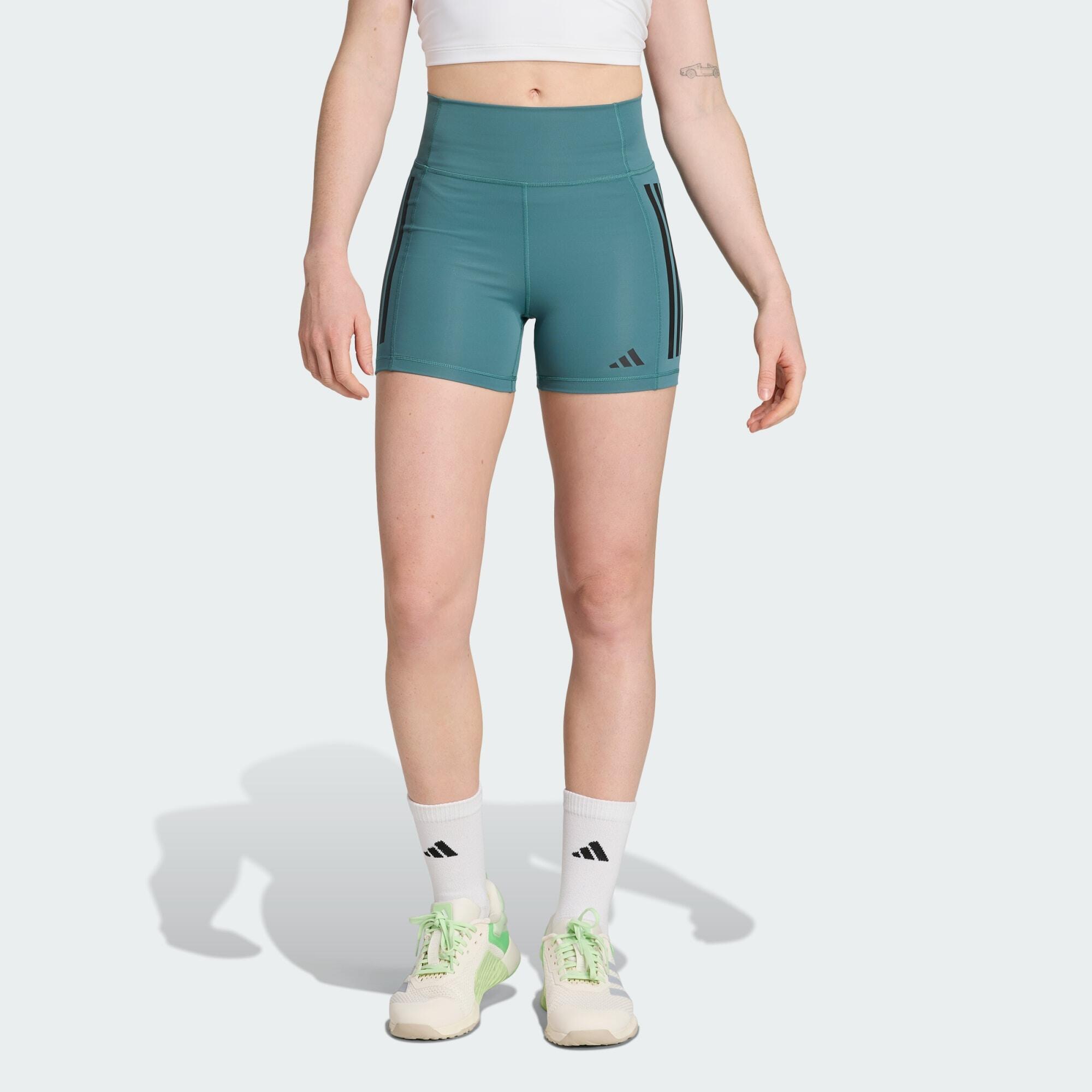 Adidas - Legging Court 1/4 À 3 bandes Optimé - Short - Bleu - Decathlon