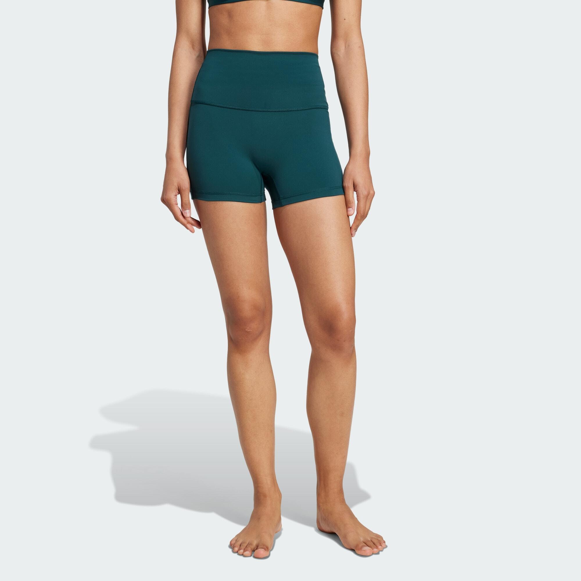 Adidas - Legging Court Booty Sculptant All-me - Short - Bleu - Decathlon