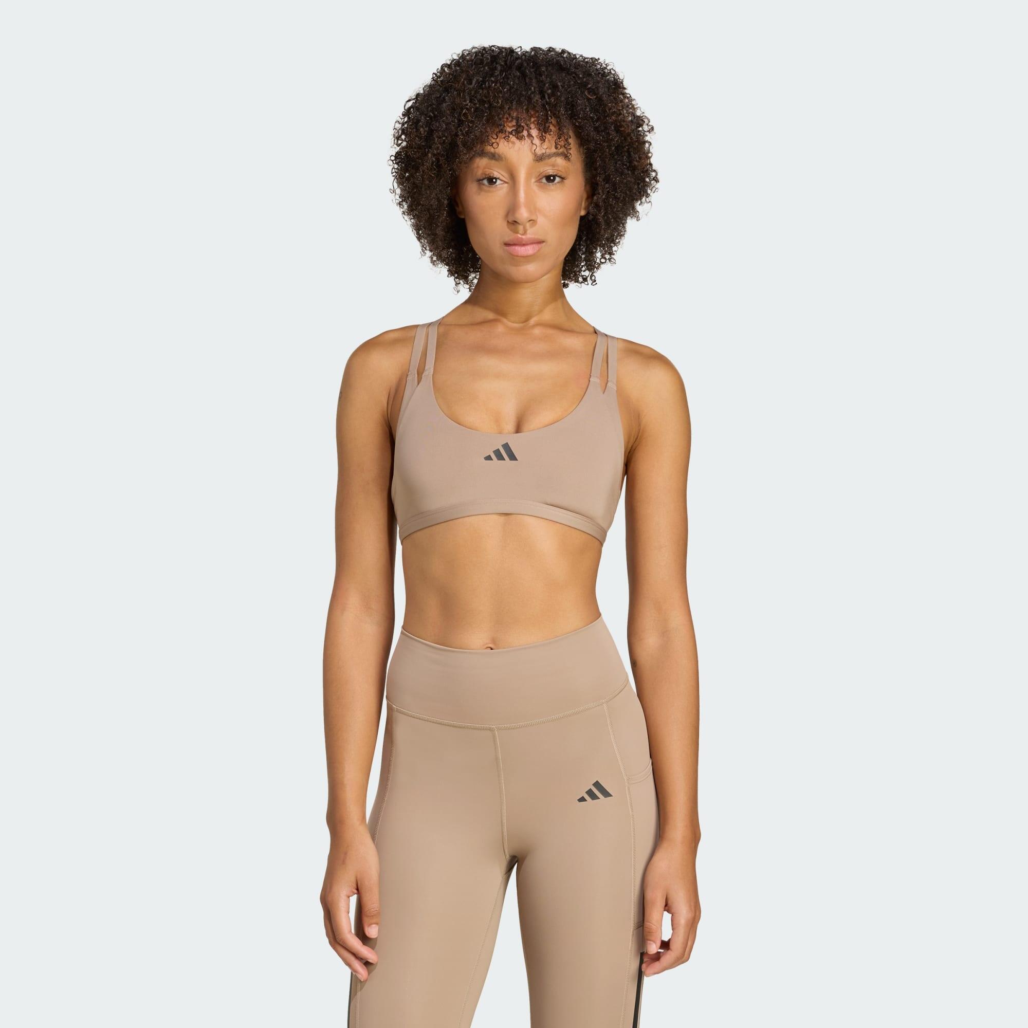 Adidas - Brassière De Training Aeroimpact Luxe Maintien Léger - Brassière - Marron - 40 M - Decathlon