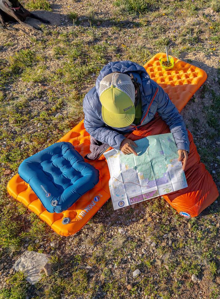 Materac dmuchany Big Agnes Zoom UL Insulated Wide Long - amber glow