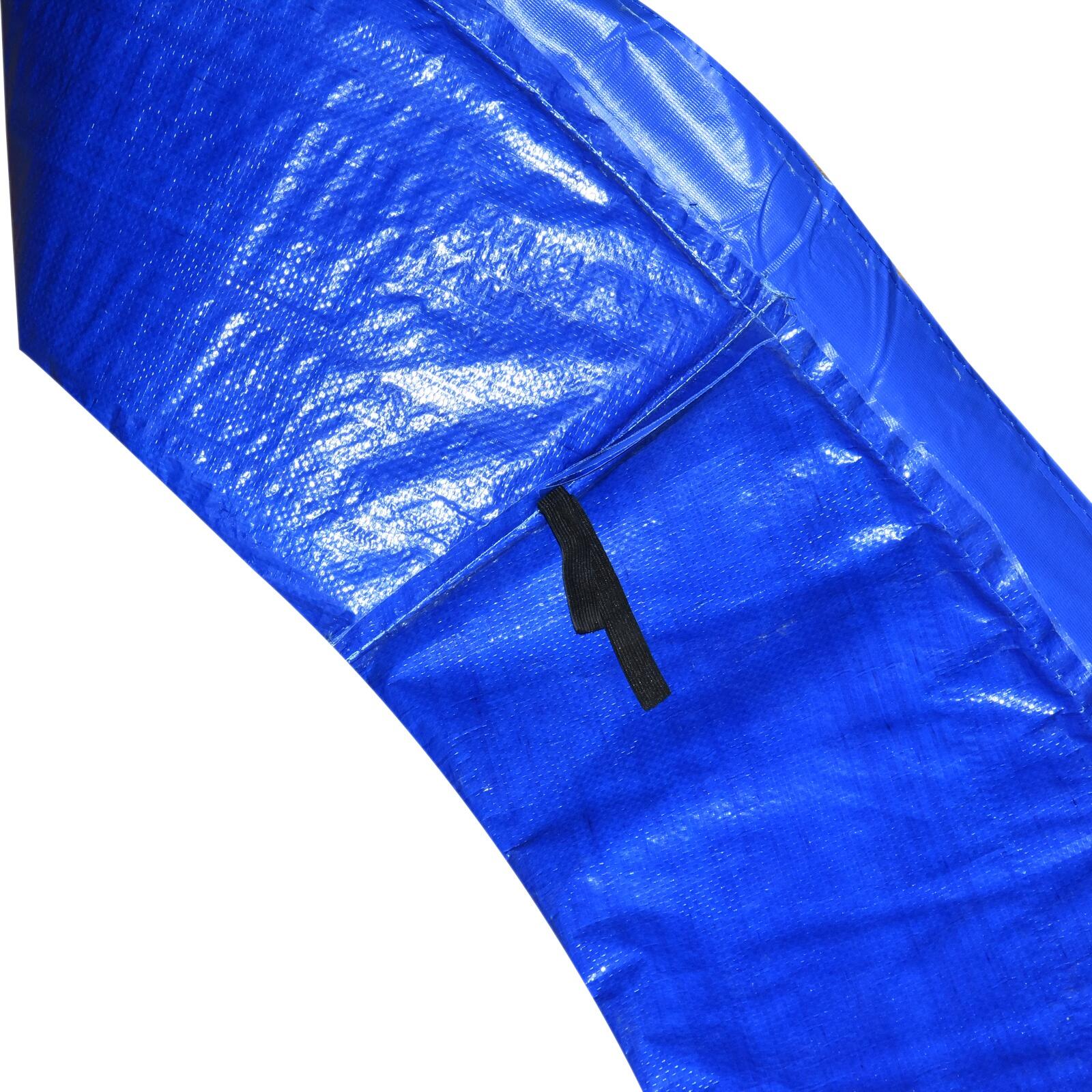Cojín Borde para Cama Elástica HOMCOM 305x305x1.5 cm Azul 5/7