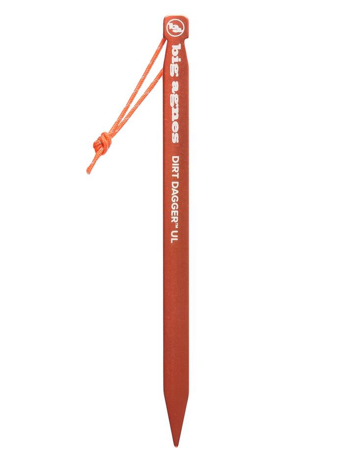 Szpilki Big Agnes Big Agnes Dirt Dagger Ul 6.75 Pack Of 6 - orange