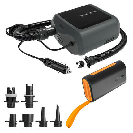 Pumpenset PBG 6 SUP 12V LCD 16PSI + Powerbank 4000mAh für Zigarettenanzünder