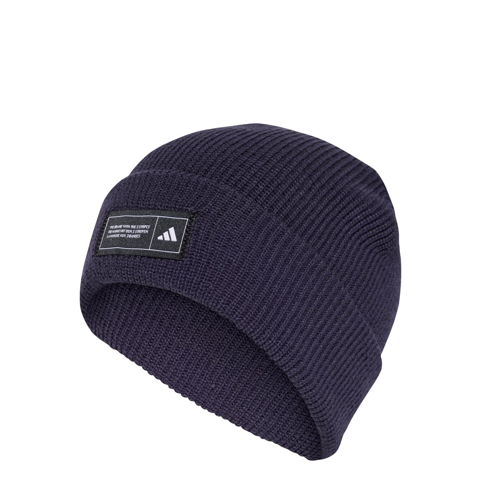 Adidas - Bonnet À Revers Essentials - Bonnet - Blanc|bleu|noir - Decathlon