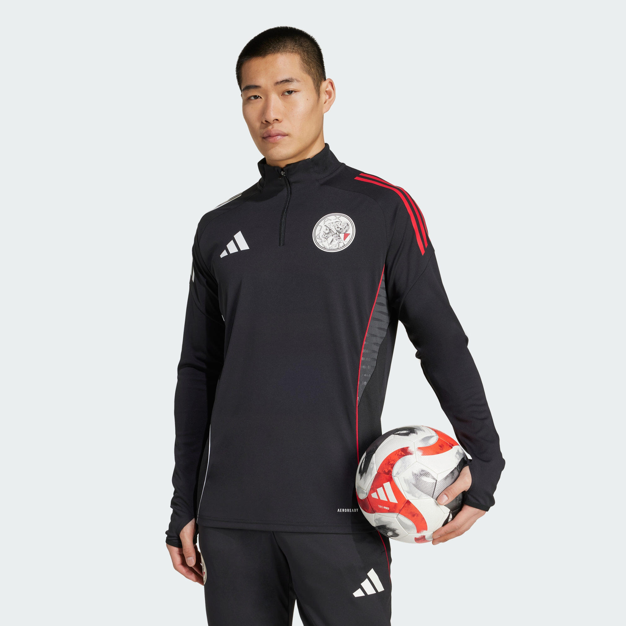 Adidas - Haut D'Entraînement Ajax Amsterdam Tiro 25 Competition - Survêtement - Blanc|noir|rouge - 36 Xs - Decathlon