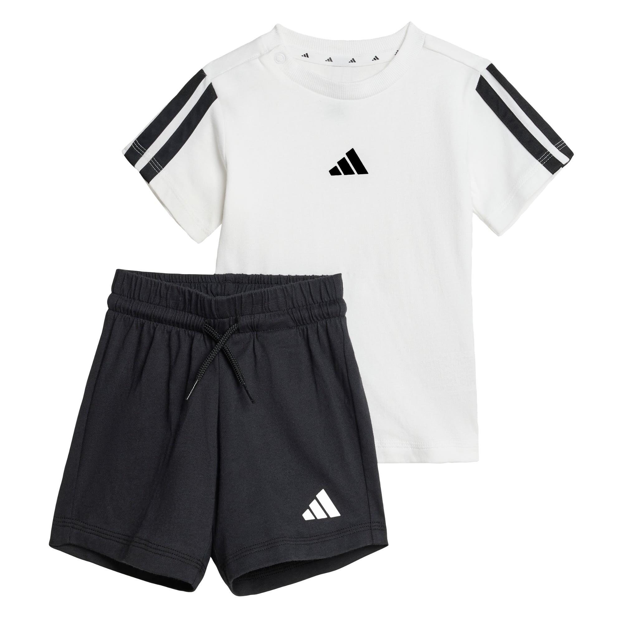 Adidas - Ensemble T-shirt Essentials Enfants - Survêtement - Blanc|noir - Decathlon