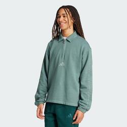 Sweat-shirt demi-zip délavé en tissu éponge All SZN
