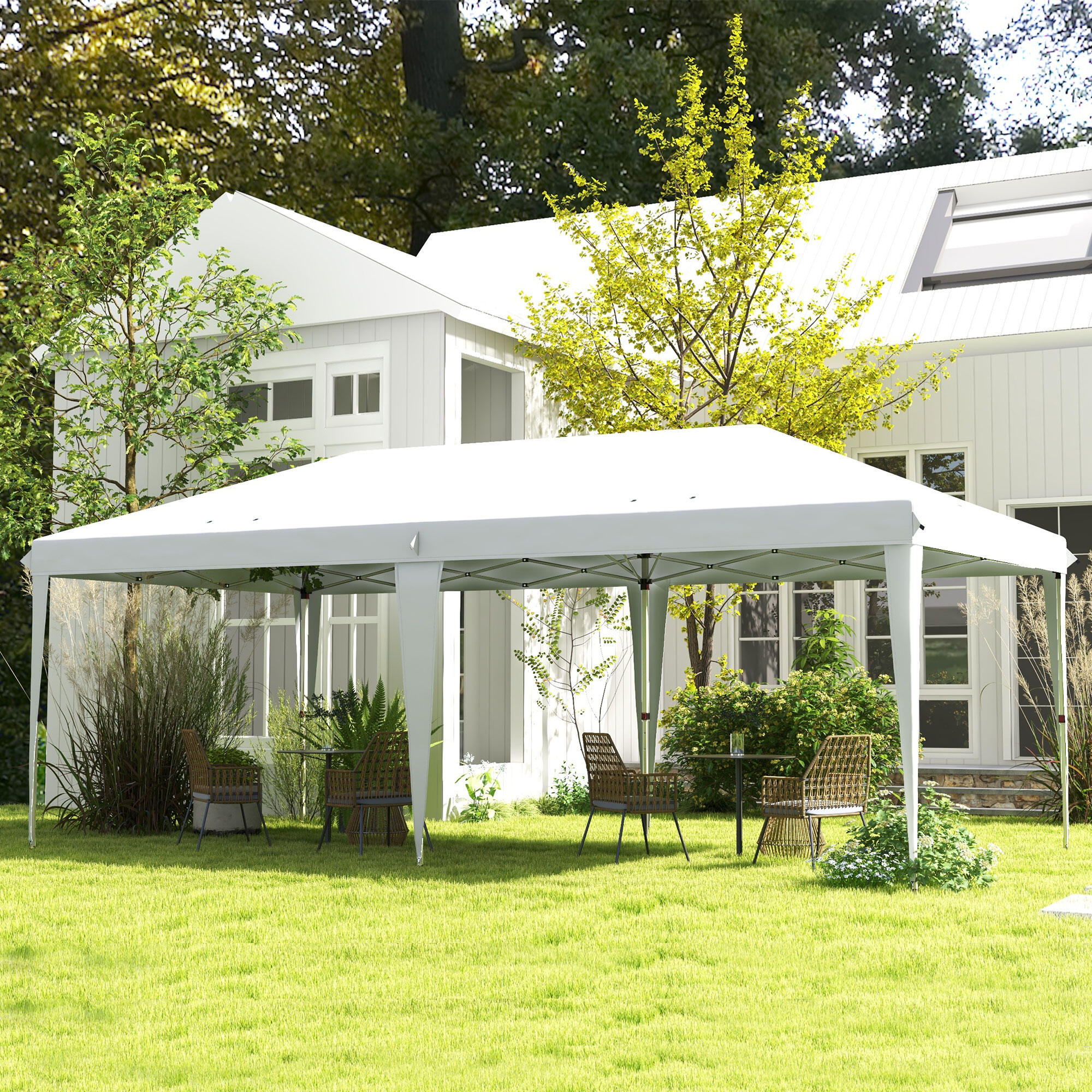 Carpa Evento Deportivo 585x295x270 cm Blanco 2/7