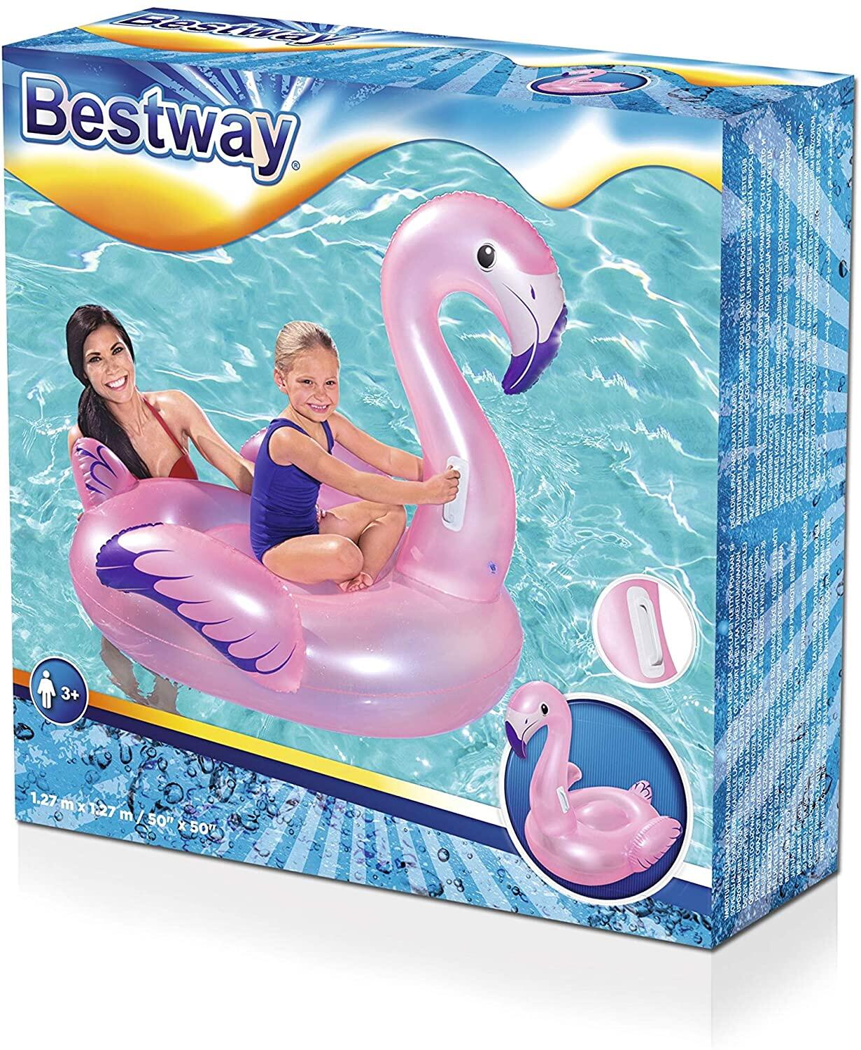 BESTWAY PLUTA GONFLABILA FLAMINGO 127x127 CM 2/10