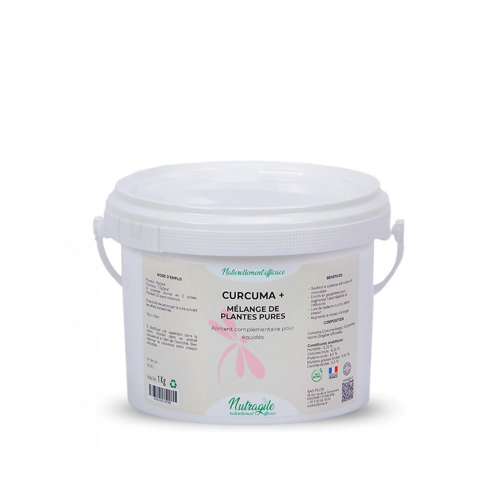 Nutragile - Curcuma + - Complément Alimentaire - 5 Kg - Decathlon